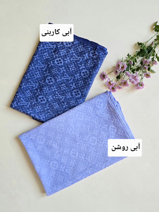 شال حریر پفکی طرح ال وی