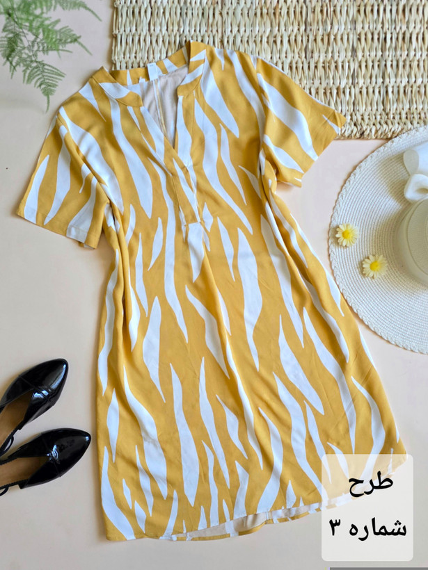 پیراهن کتان نخ وارداتی